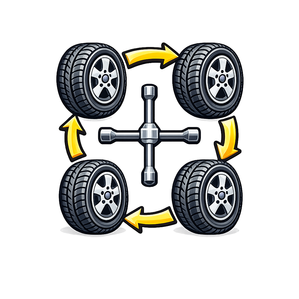 Tire rotation icon